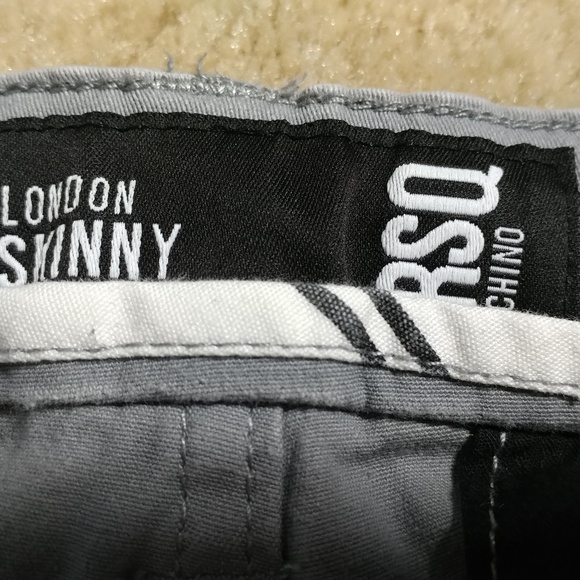 28x30 Gray Skinny Chinos - Picture 3 of 3